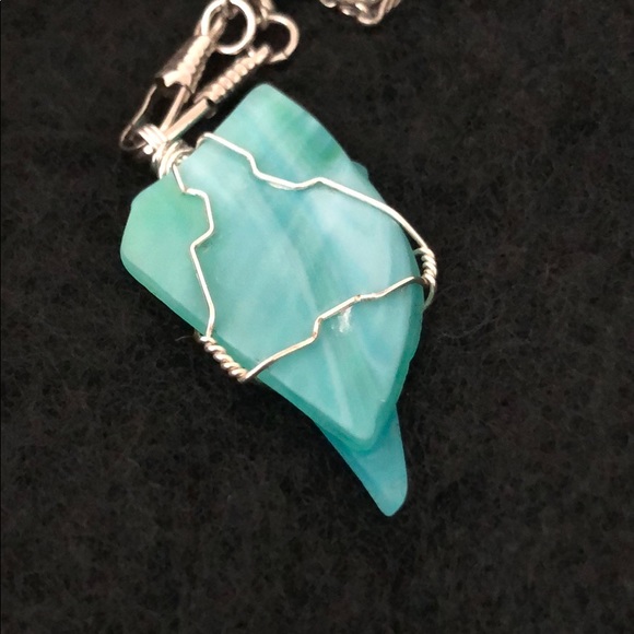 CUT AMAZONITE BLUE GEMSTONE SEMI PRECIOUS - Picture 3 of 8